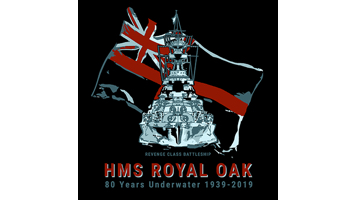 HMS Royal Oak 80th Diving Survey Logo