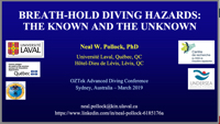 Neal Pollock PhD talks about the Hazards of Freediving on the OZ Dive Show Podcast