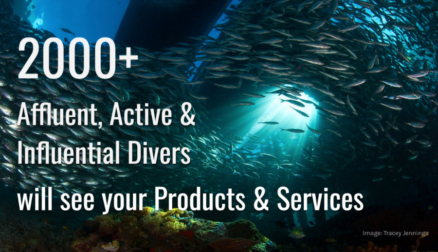 Be seen by over 2000 active divers at OZTek2019 Dive, Training & Travel Show